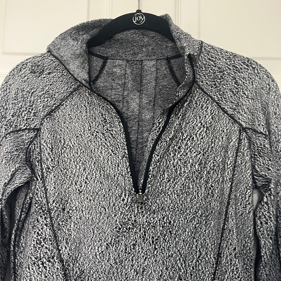 Lululemon Rush Hour Half Zip Spray Jacquard Sz 6 Running Workout Exercise - Picture 14 of 16